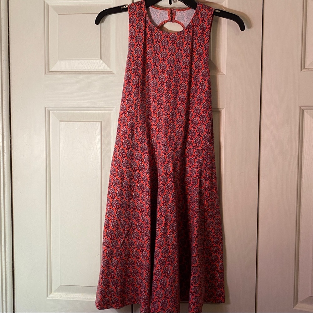 Medium Hollister Pink Dress with Printed Design